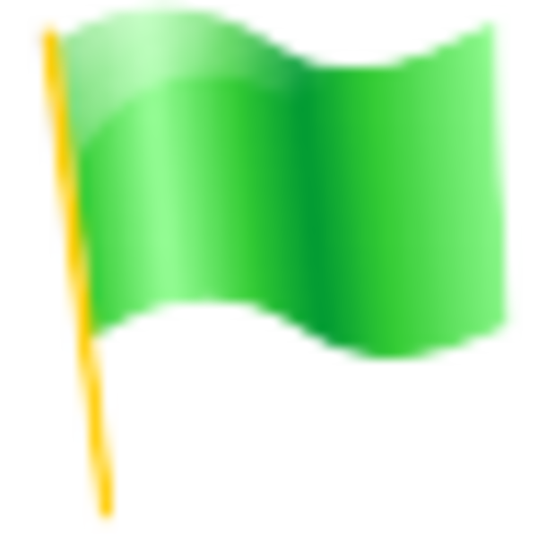 flag clipart green