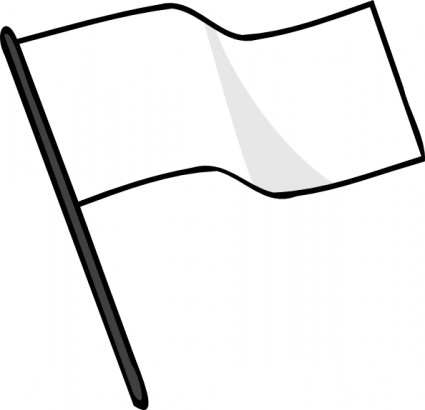 flags clipart outline