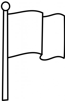 Black and white american. Flag clipart outline