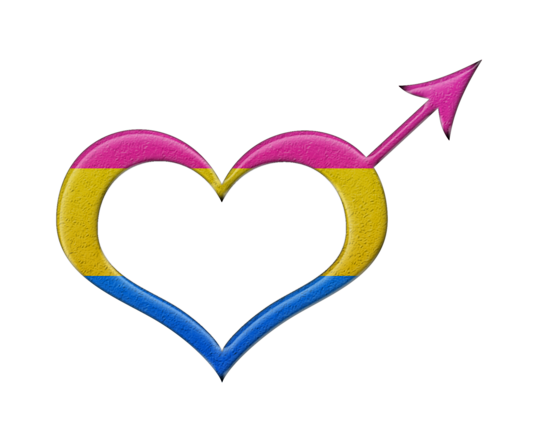 flag clipart pansexual