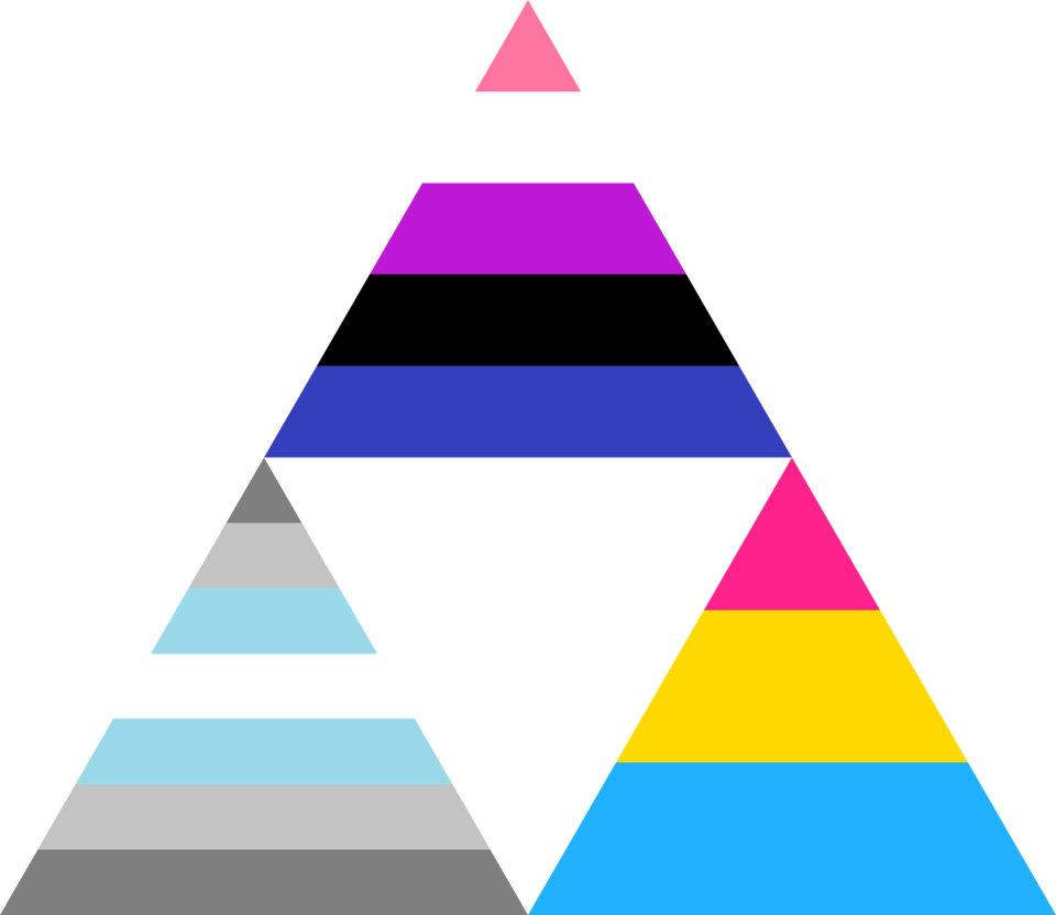 flag clipart pansexual