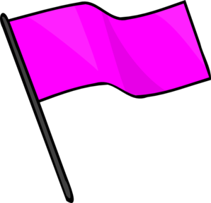 flags clipart pink