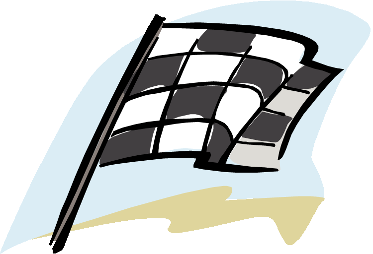 flag clipart racer