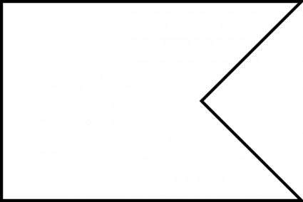 Free download clip art. Flag clipart shape
