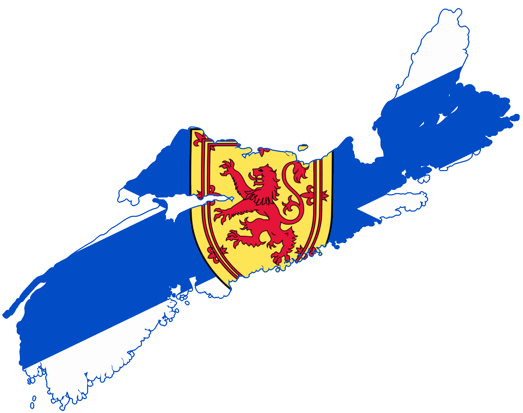 Flags clipart easy. Flag nova scotia pencil