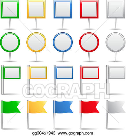 flags clipart marker
