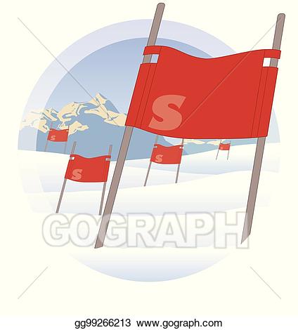 flags clipart mountain