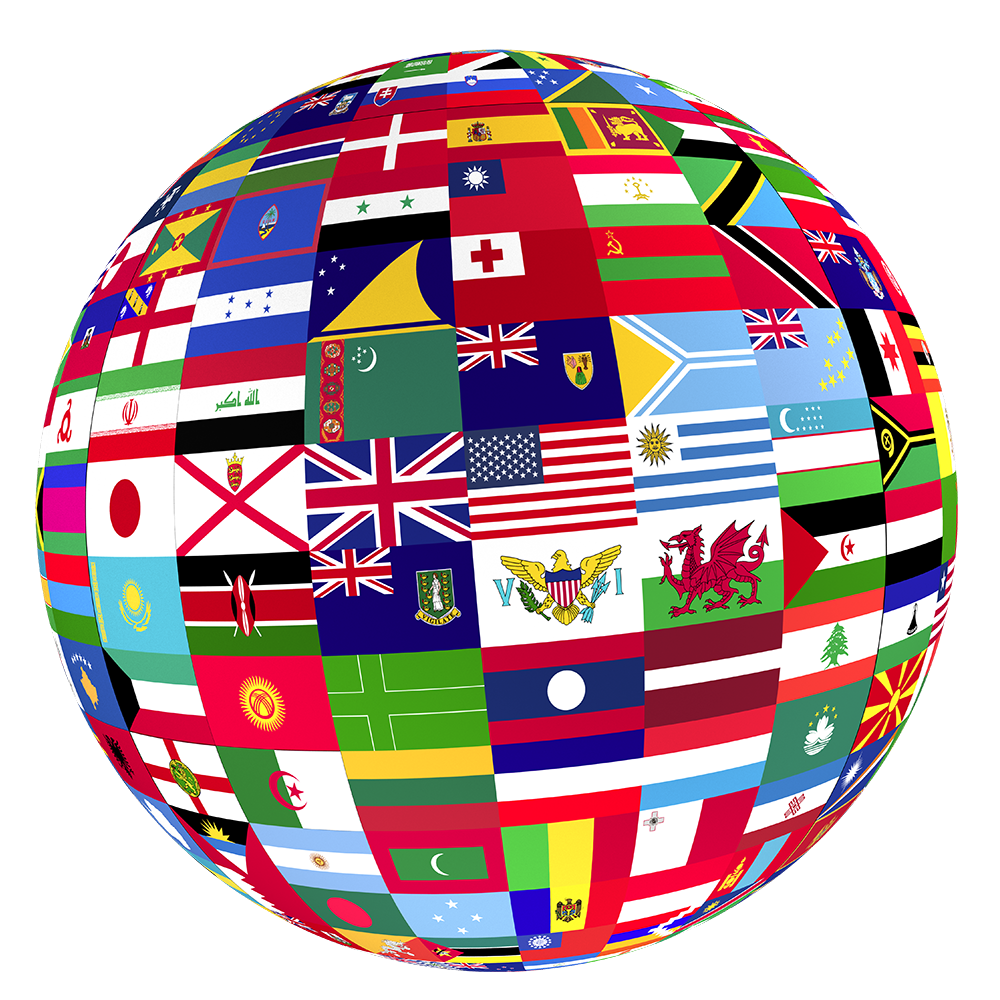 flags clipart multicultural