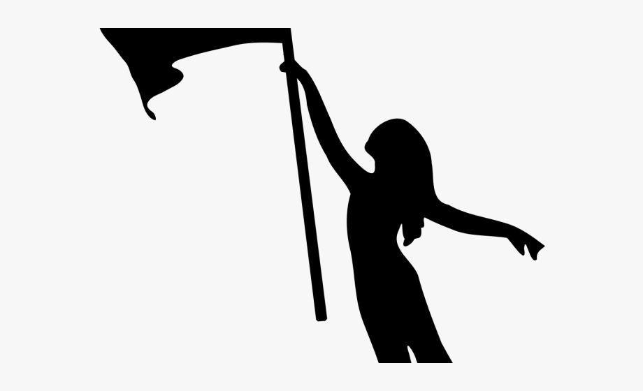 flags clipart silhouette