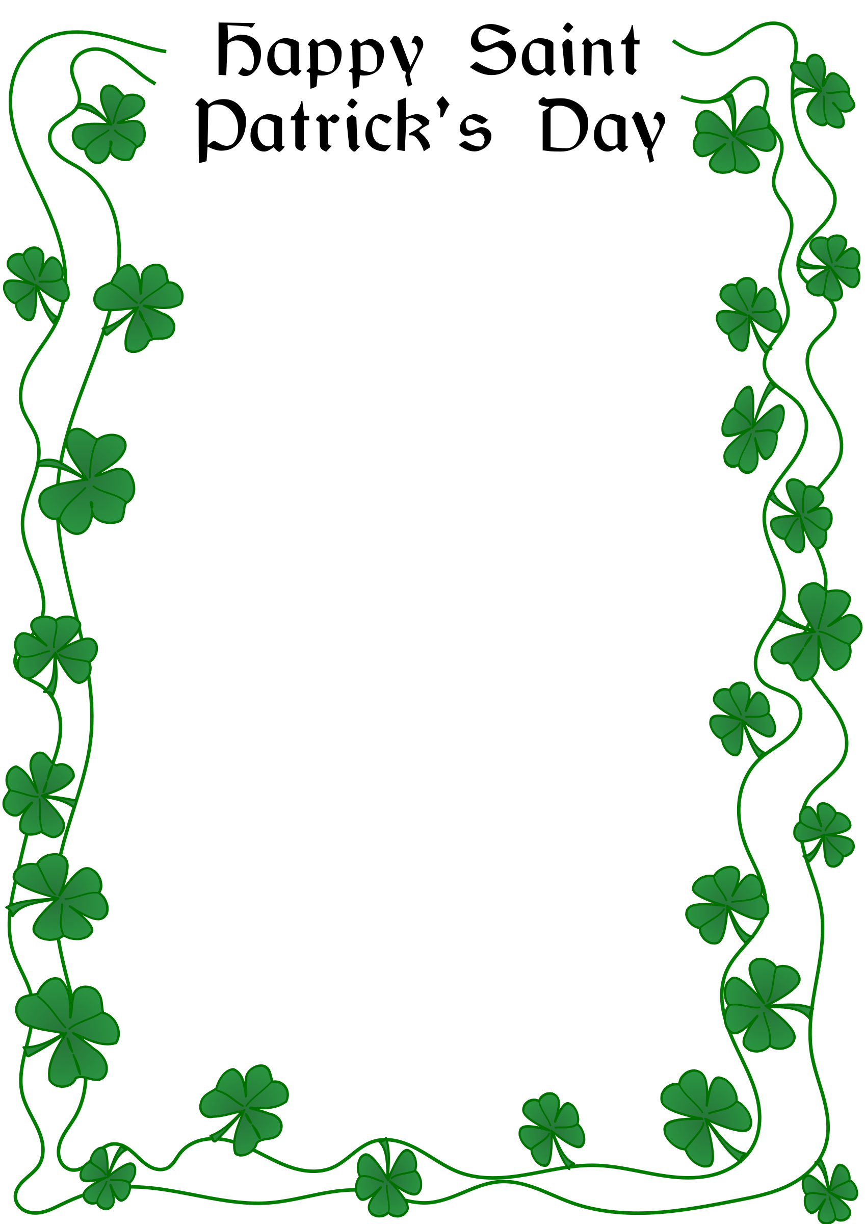 flags clipart st patricks day