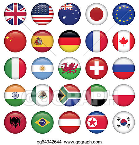 flags clipart top