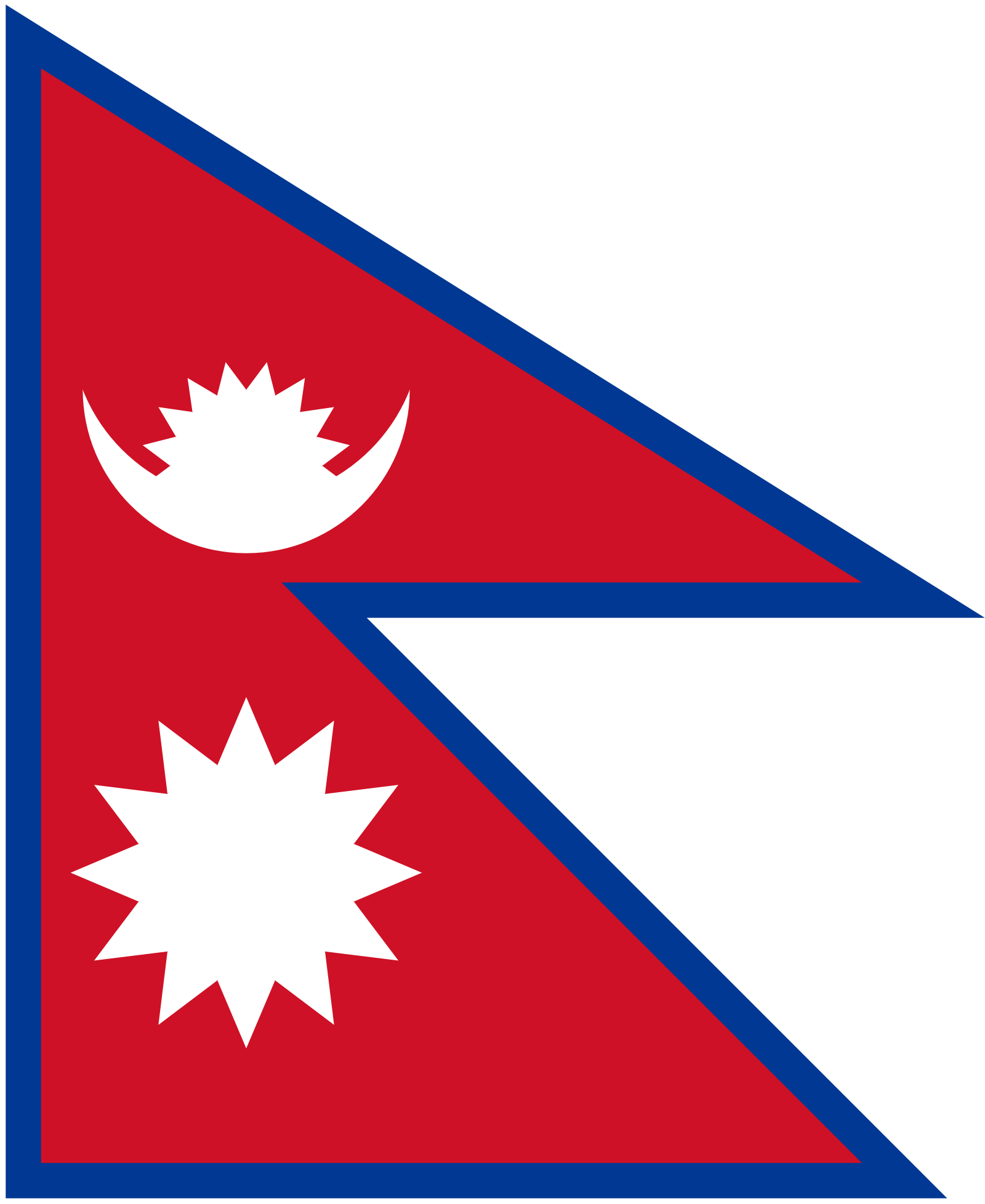 flags clipart triangular