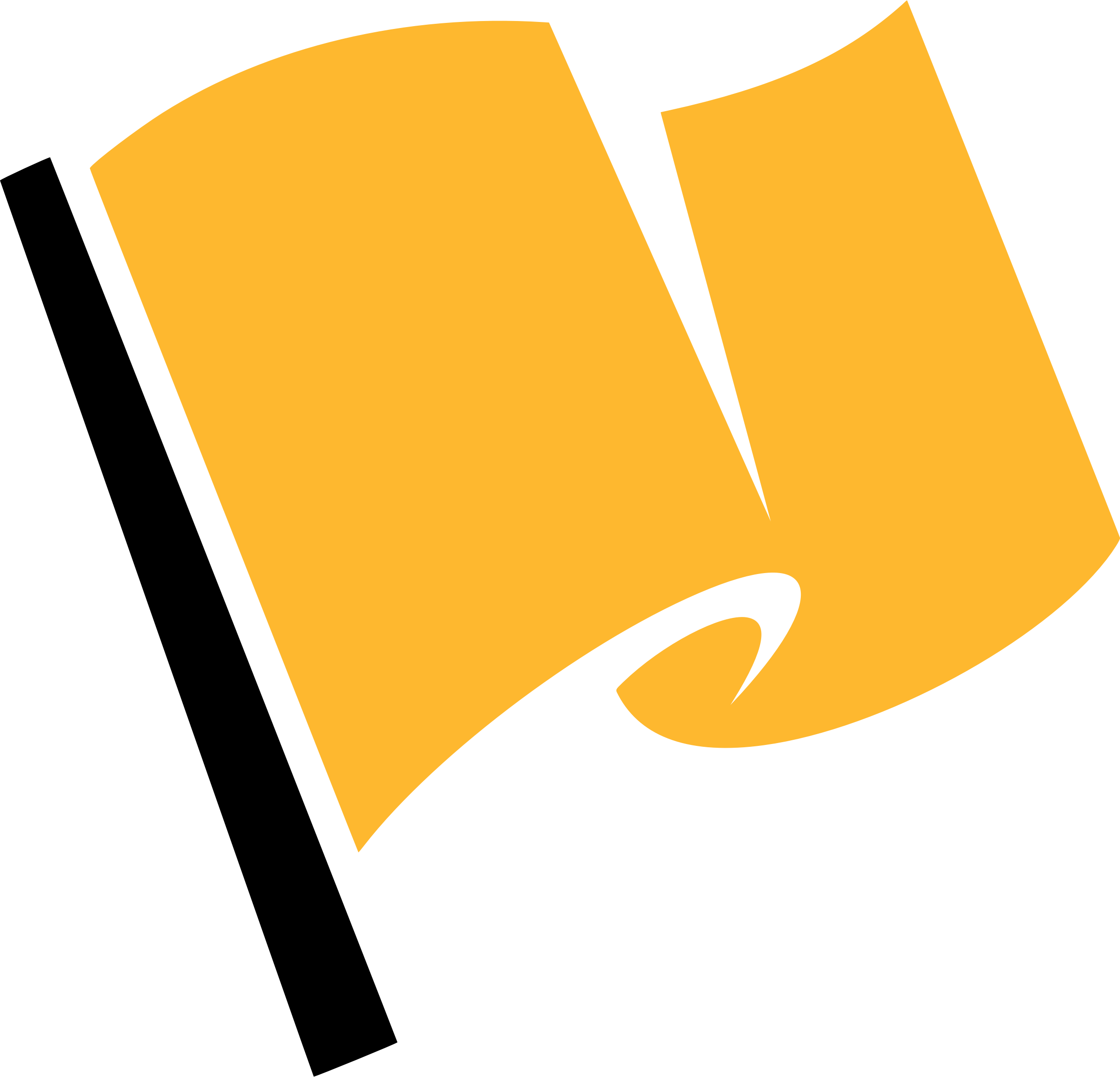 Hirnlichtspiele s flag vectorized. Flags clipart yellow