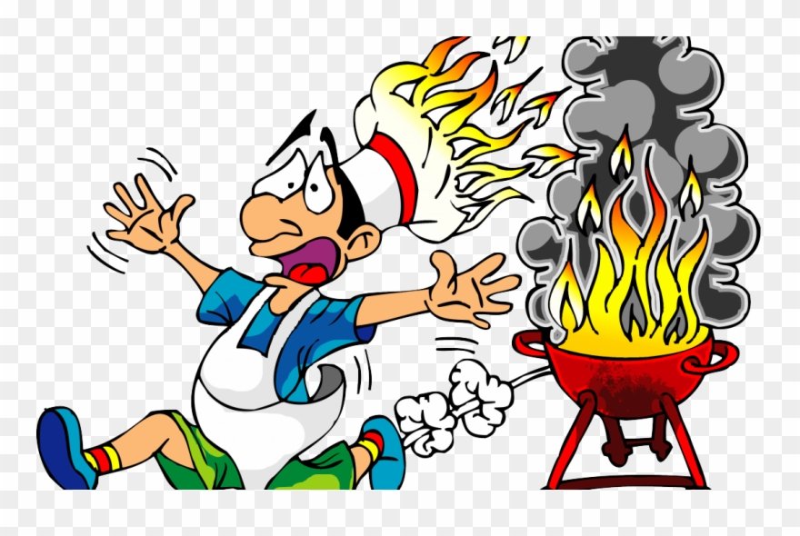 flame clipart bbq