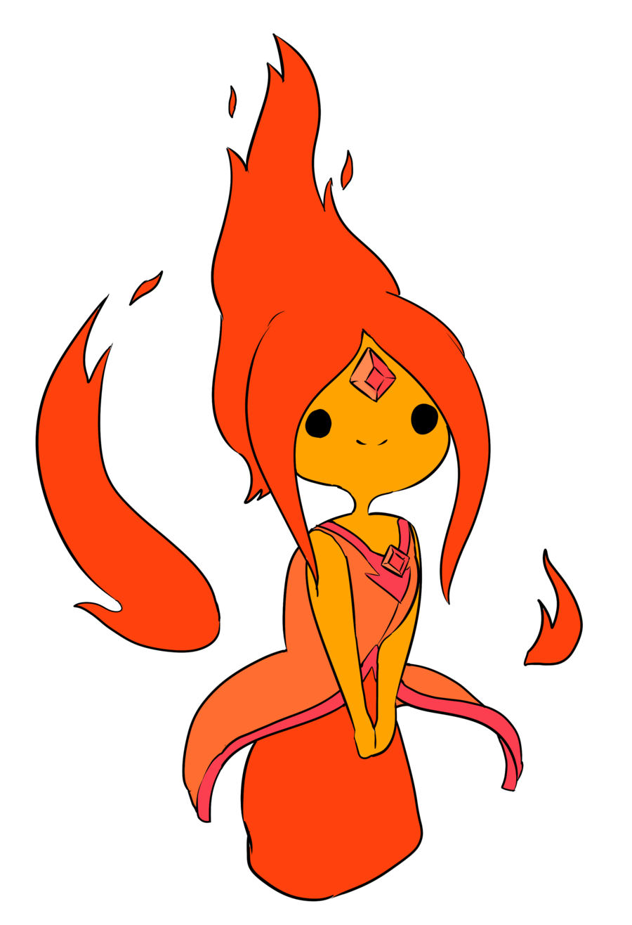 red clipart flame