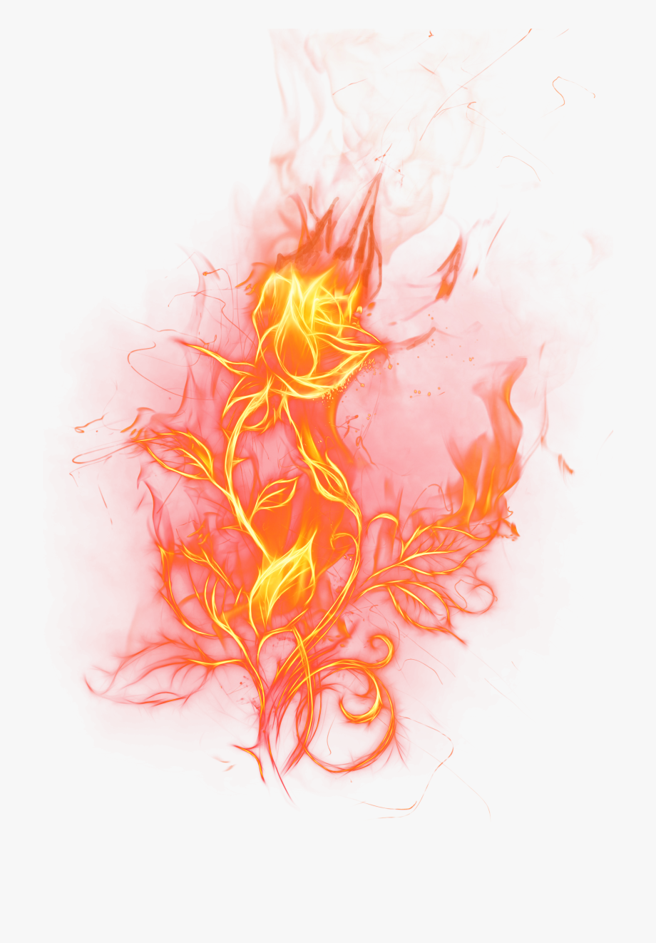 Png red fire rose. Flame clipart embroidery
