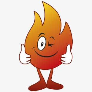 flame clipart face