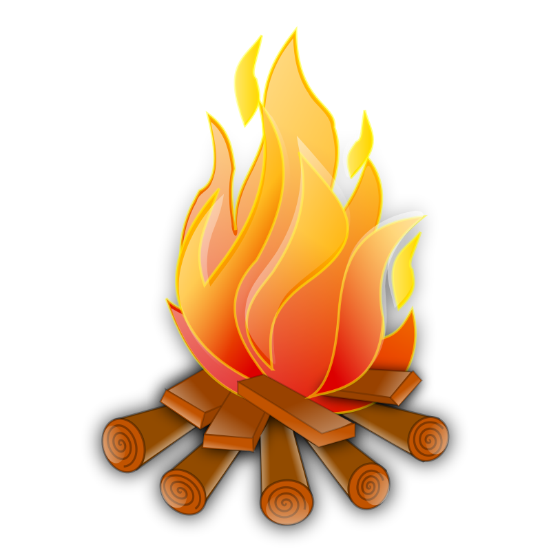 flame clipart face