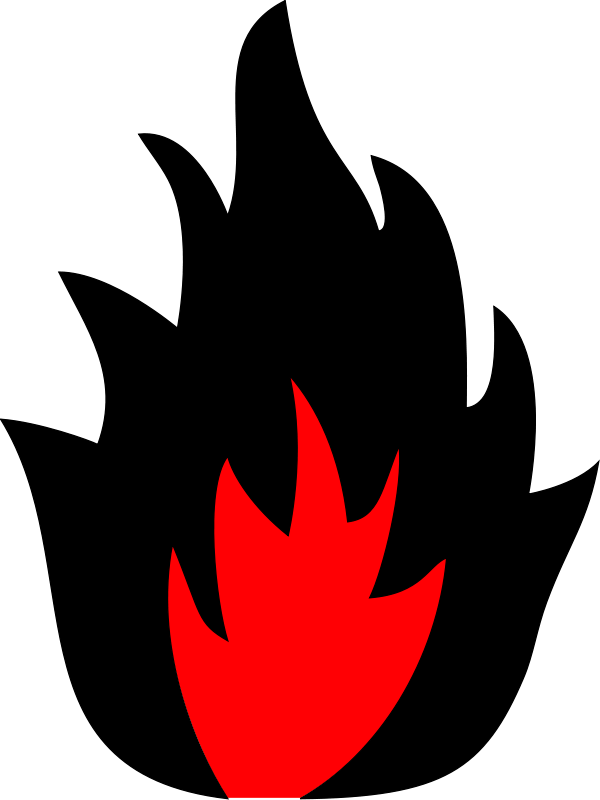 Free picture of flames. Flame clipart fire trail