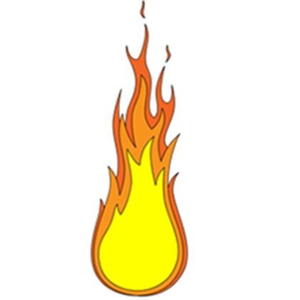 flame clipart long flame