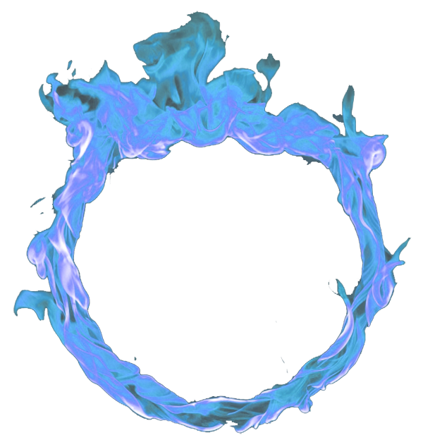 Flame clipart ring. Blue fire transparent png