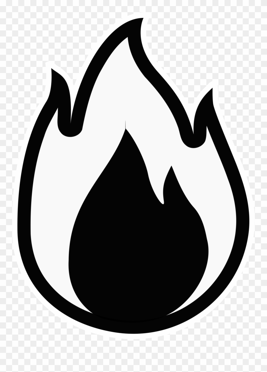 flame clipart simple fire