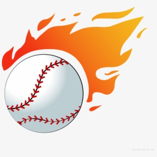 flame clipart softball
