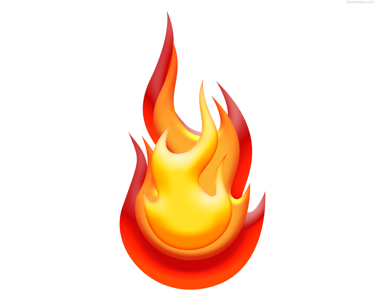 flame clipart tall