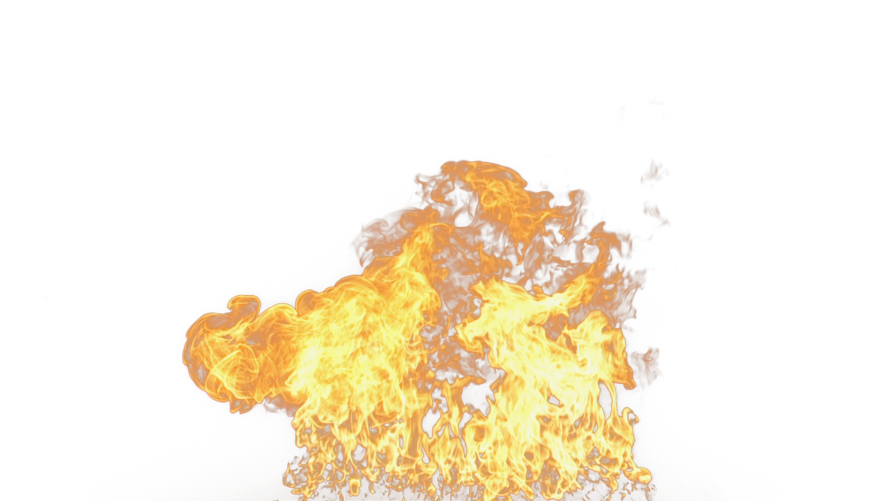 flame clipart yellow