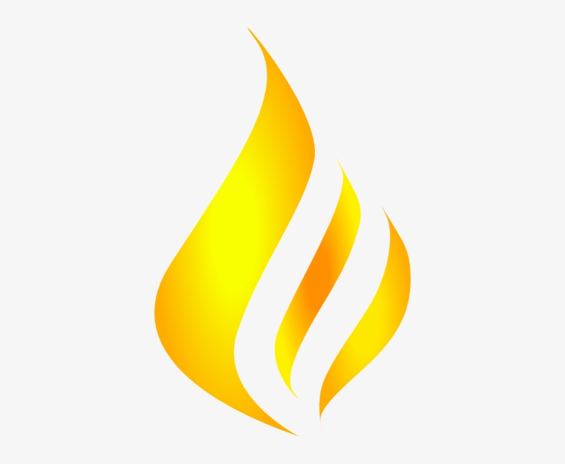 flames clipart gold