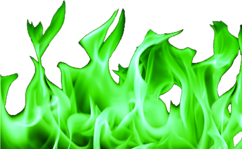 Flames clipart green fire. Png with no background