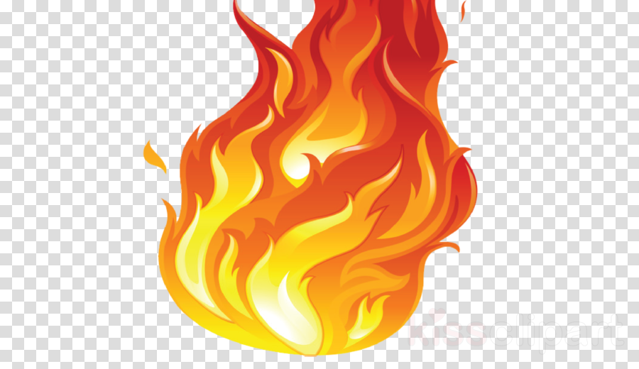 flames clipart large fire