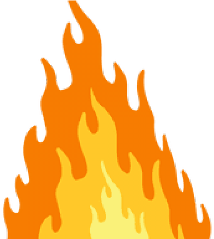 flames clipart single flame