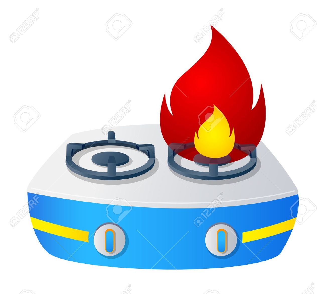 flames clipart stove fire