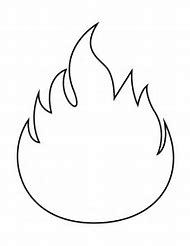 Flames clipart traceable, Flames traceable Transparent FREE for ...