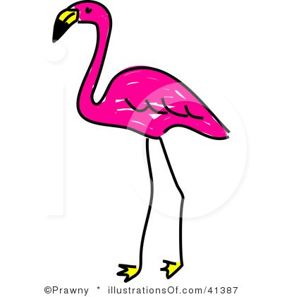 Flamingo clipart. Clip art free panda