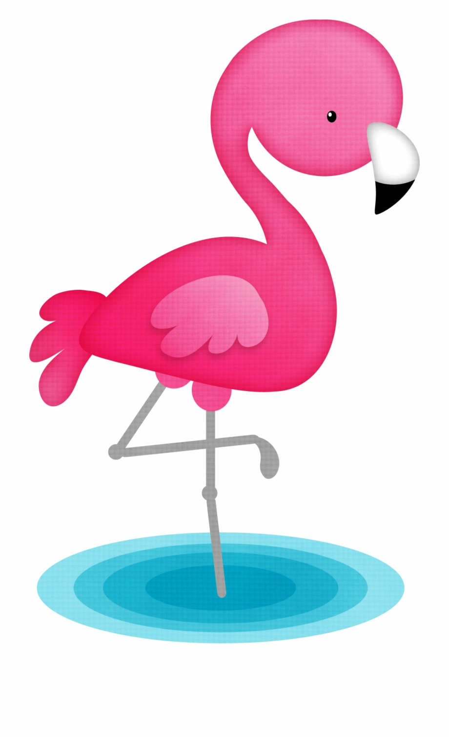 flying flamingo cartoon