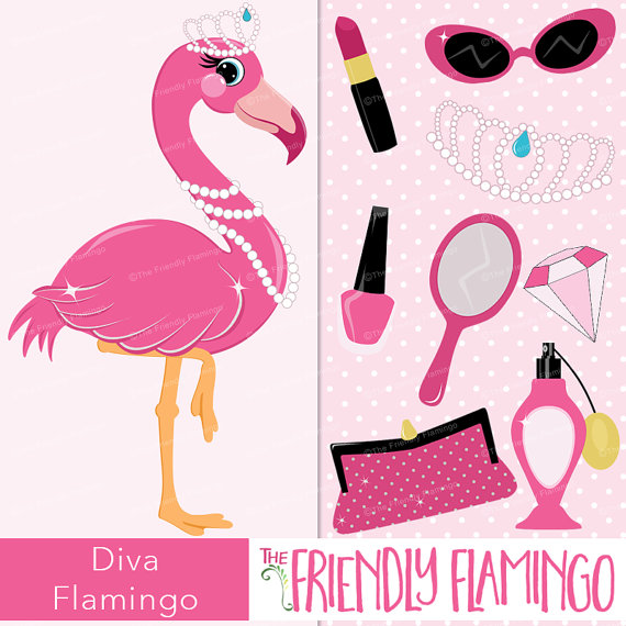 flamingo clipart female
