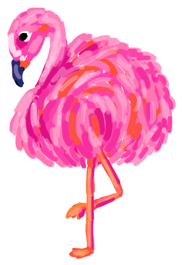 Flamingo monogram
