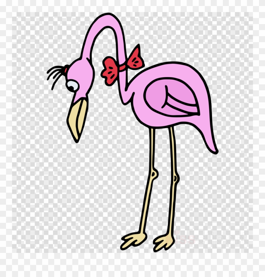 flamingo clipart sad