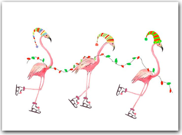 flamingo clipart santa florida