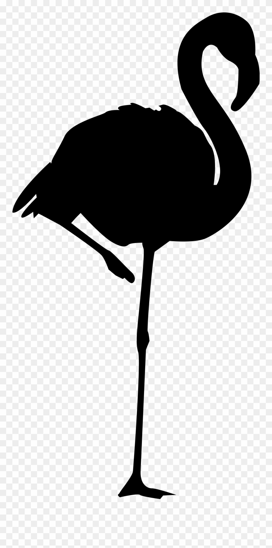 flamingo clipart silhouette