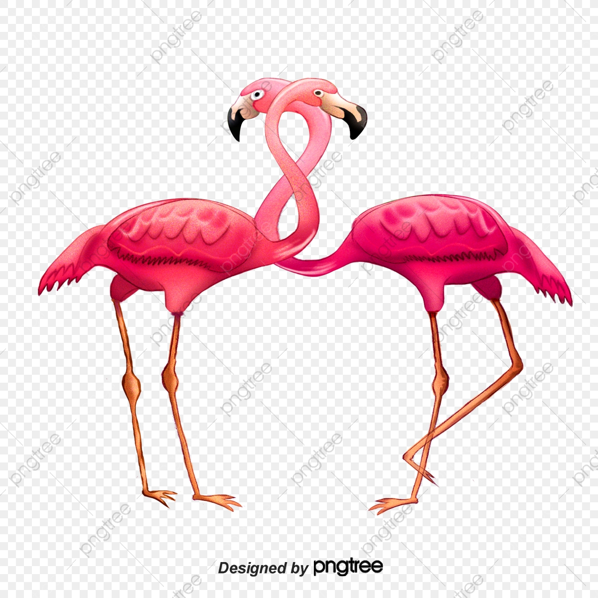 lawn flamingo clipart