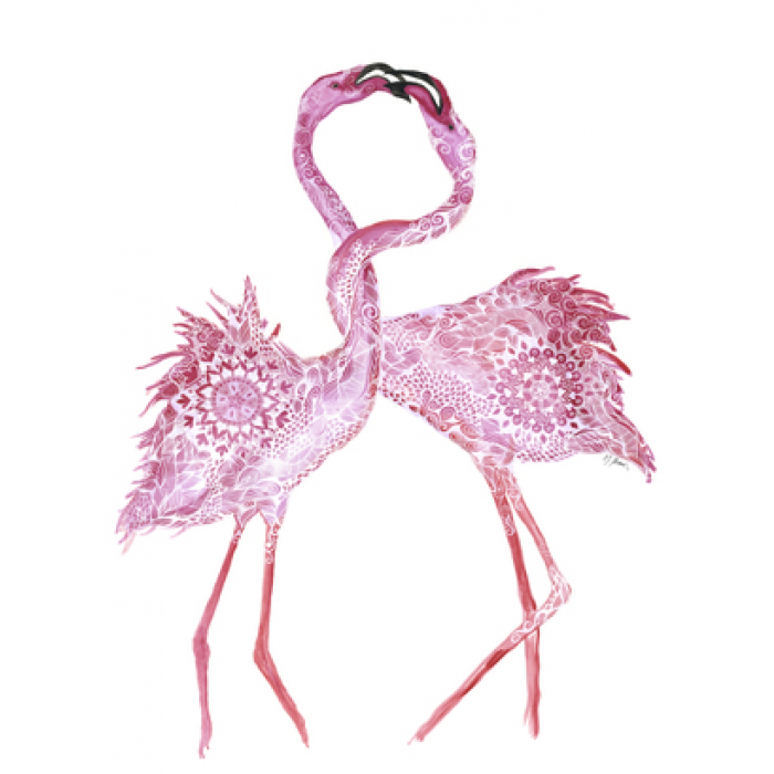 flamingo clipart watercolor