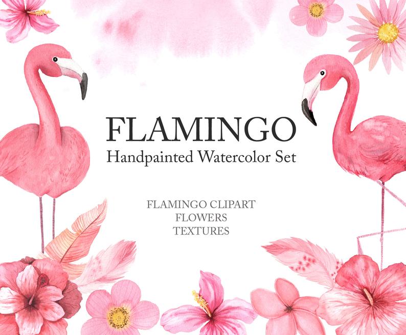 flamingo clipart wedding