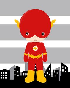 superheroes clipart baby flash