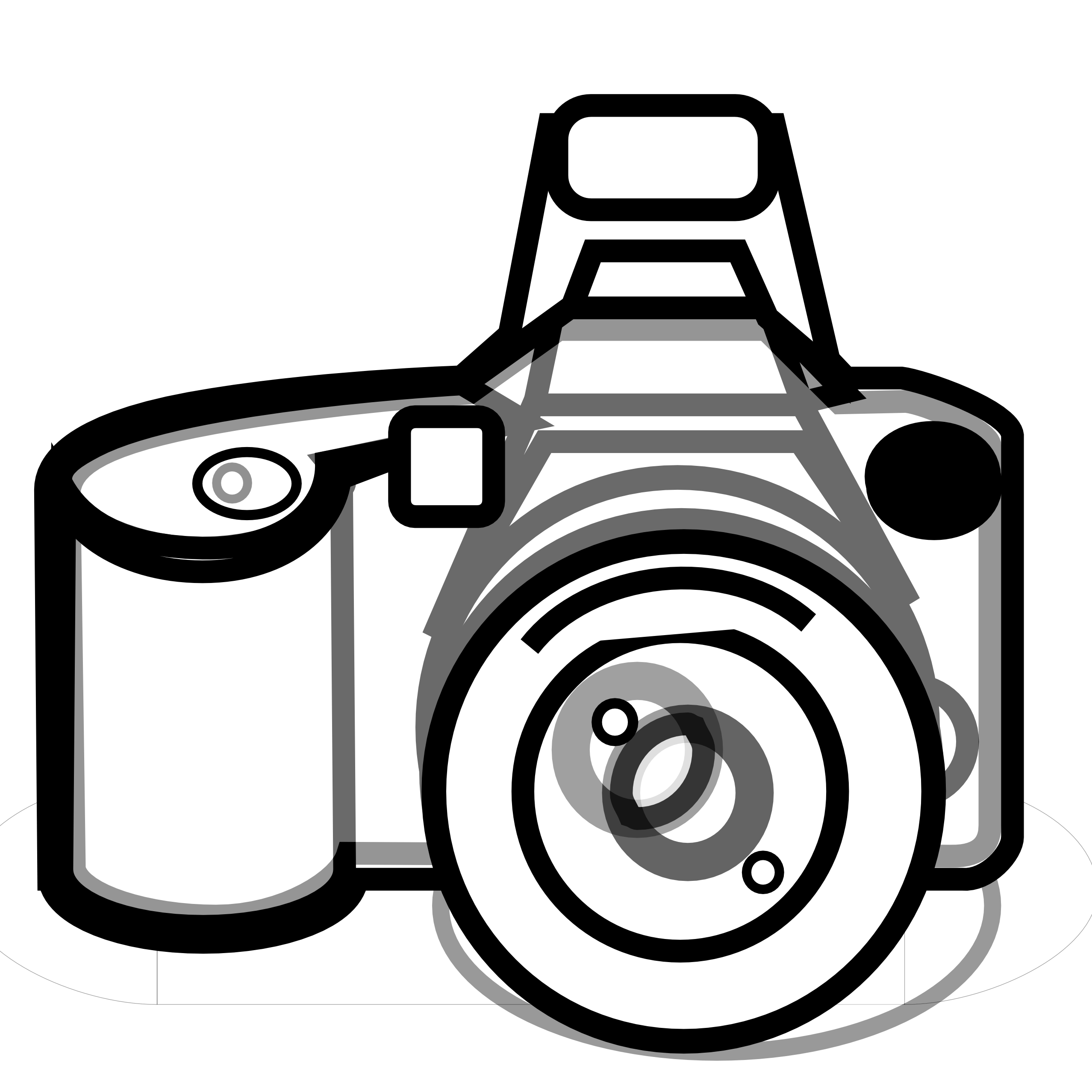 Camera black and white. Flash clipart camra