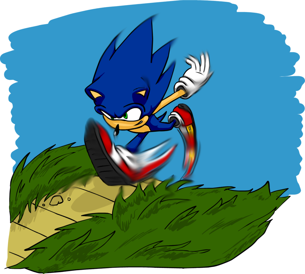 Flash clipart drawing. Sanic blur quick draw