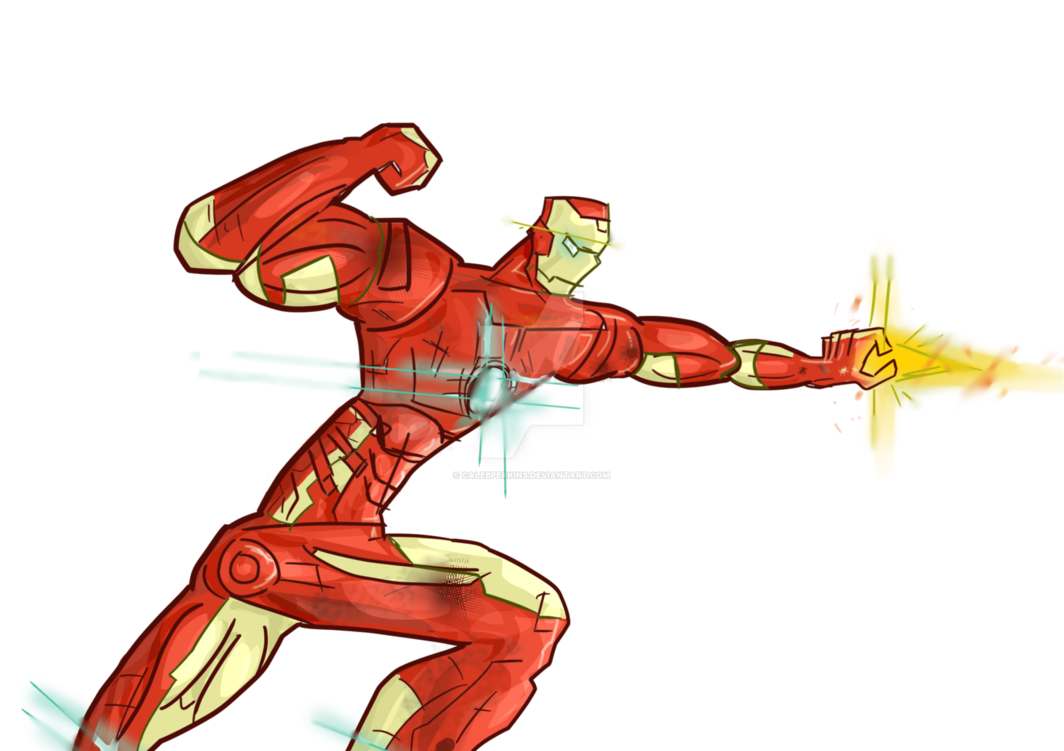 Iron man by calebperkins. Flash clipart ironman