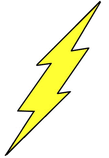 flash clipart lightning bolt